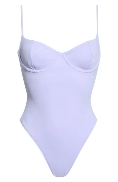 Pacsun Malia One-piece Swimsuit In Blue