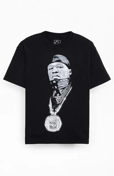 Pacsun Men's 50 Cent Oversized T-shirt In Black