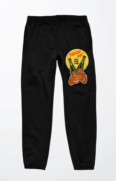 Pacsun Men's 7up Here's Your Fresh Up! Jogger Sweatpants In Black
