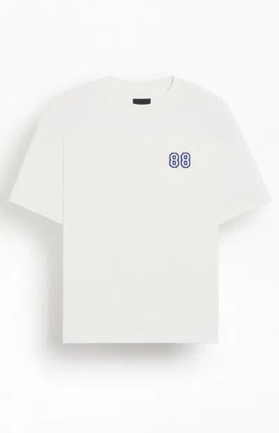 Pacsun Men's 88 Embroidered T-shirt In White