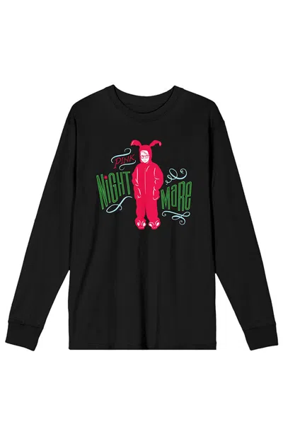 Pacsun Men's A Christmas Story Ralphie Long Sleeve T-shirt In Black