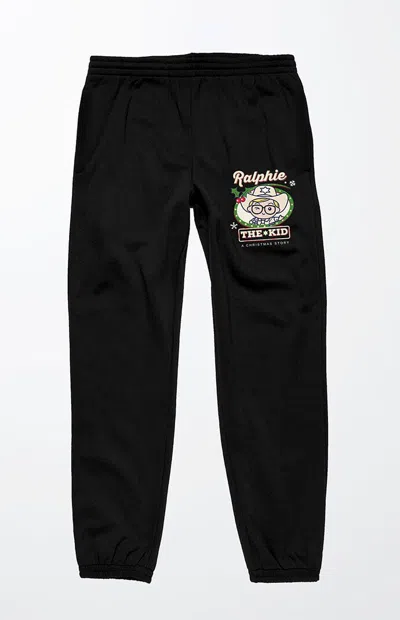 Pacsun Men's A Christmas Story Ralphie Sweatpants In Black