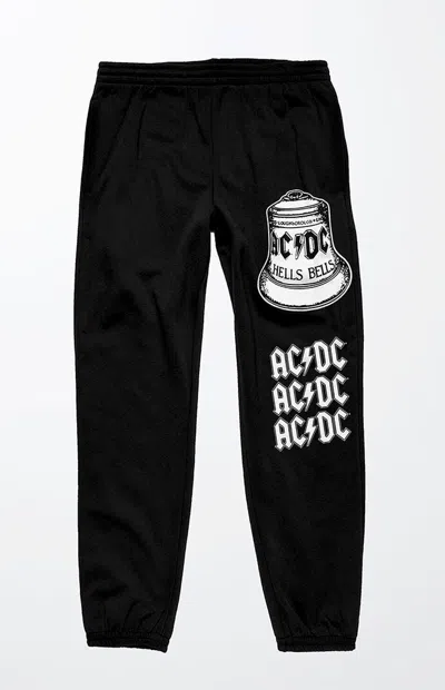 Pacsun Men's Acdc Band Logo Sweatpants In Black