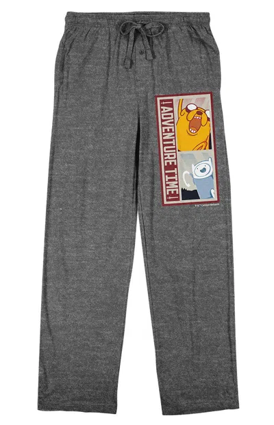 Pacsun Men's Adventure Time Finn And Jake Lounge Sleep Pants In Heather Grey In Gray