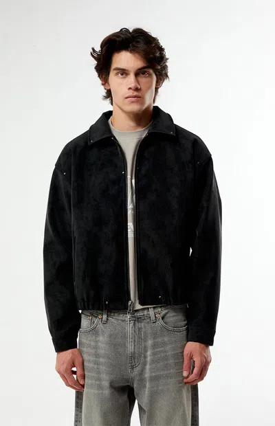 Pacsun Men's Alex Studded Faux Leather Jacket In Black
