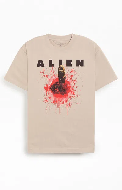 Pacsun Men's Alien Monster Burst T-shirt In Natural In Brown