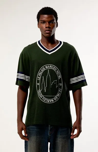 Pacsun Men's Alleh Knit Short Sleeve Shirt In Green
