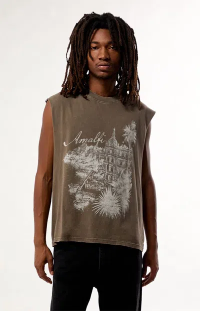 Pacsun Men's Amalfi Muscle Tank In Brown
