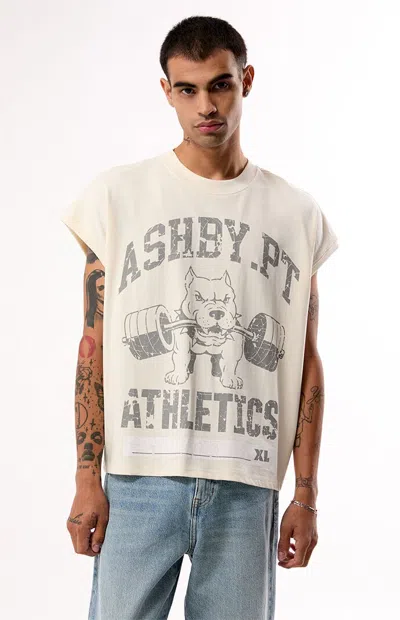 Pacsun Men's Ashby Pt Muscle Tank Top In Cream In Neutral
