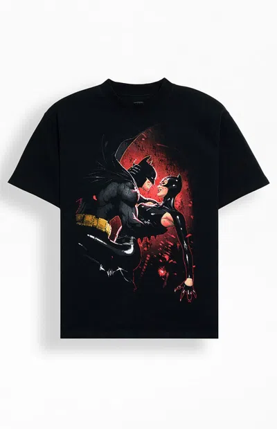 Pacsun Men's Batman & Catwoman T-shirt In Black