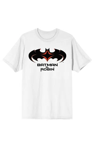 Pacsun Men's Batman & Robin 1997 Logo T-shirt In White
