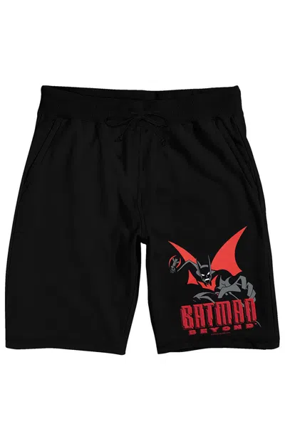 Pacsun Men's Batman Beyond Batman Logo French Terry Shorts In Black