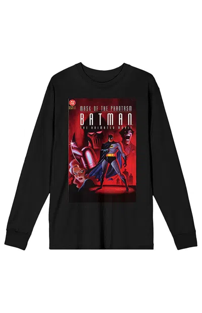 Pacsun Men's Batman Mask Of The Phantasm Long Sleeve T-shirt In Black