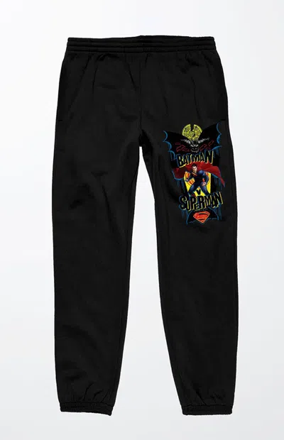 Pacsun Men's Batman V Superman Sweatpants In Black In Blue