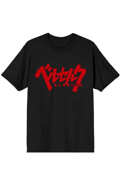 Pacsun Men's Berserk Manga Title Logo T-shirt In Black
