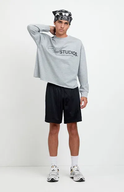 Pacsun Men's Black Aaron Mesh Volley Shorts