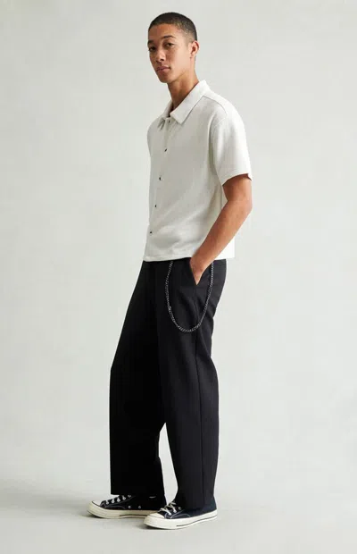 Pacsun Men's Black Chain Baggy Trousers