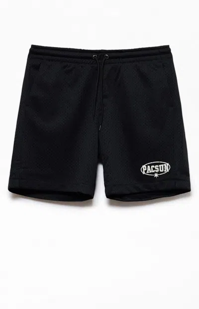 Pacsun Men's Black Mesh Basketball Shorts