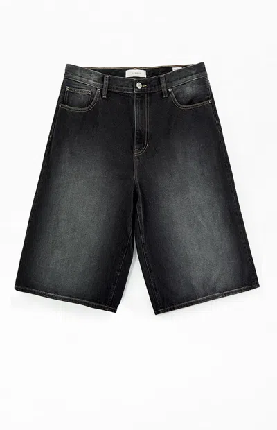 Pacsun Men's Blaine Ultra Baggy Denim Shorts Washed Black