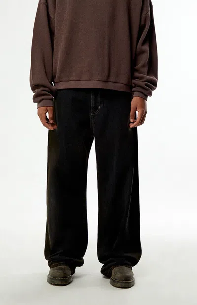 Pacsun Men's Blake Extreme Baggy Jeans Black Tinted