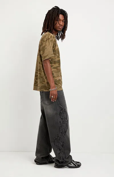 Pacsun Men's Blake Extreme Baggy Jeans Cyber Black In Multi