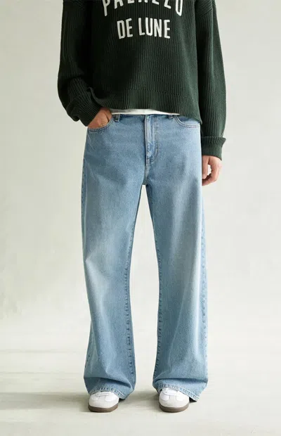 Pacsun Men's Blake Extreme Baggy Jeans Light Indigo In Blue