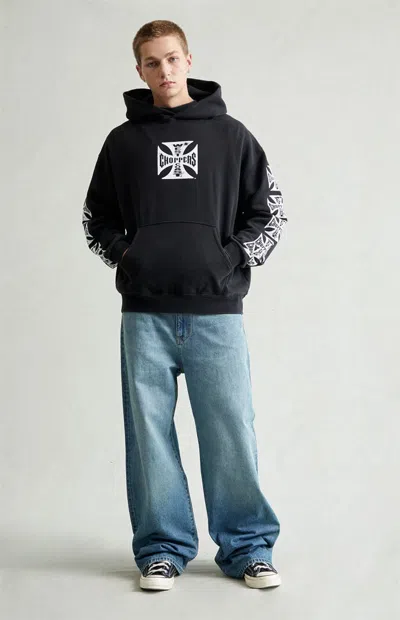 Pacsun Men's Blake Extreme Baggy Jeans Medium Blue Tinted In Medium Indigo