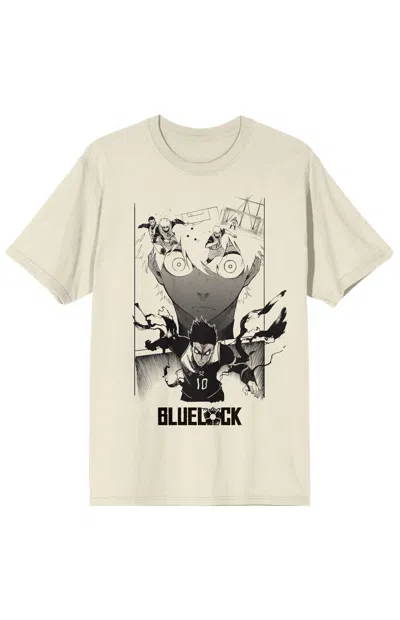 Pacsun Men's Blue Lock Manga Isagi Baro Aura Vision T-shirt In Off White In Neutral