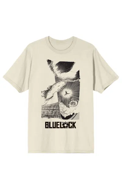 Pacsun Men's Blue Lock Manga Isagi Vision T-shirt In Off White In Neutral