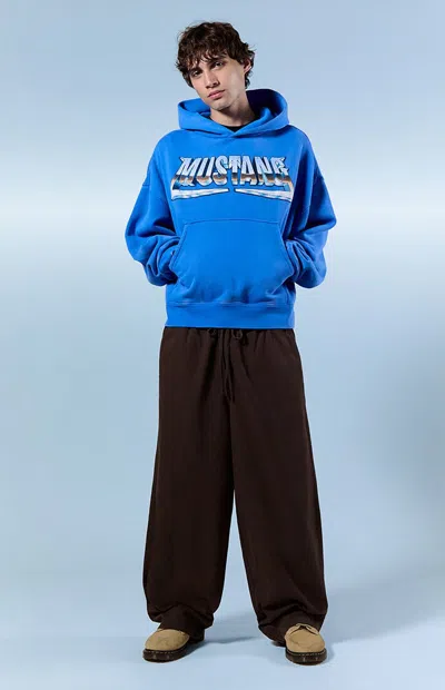 Pacsun Men's Brown Drawstring Baggy Trousers