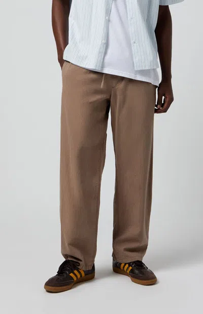 Pacsun Men's Brown Linen Pants