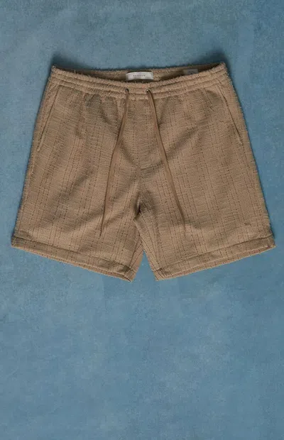 Pacsun Men's Brown Textured Linen Shorts