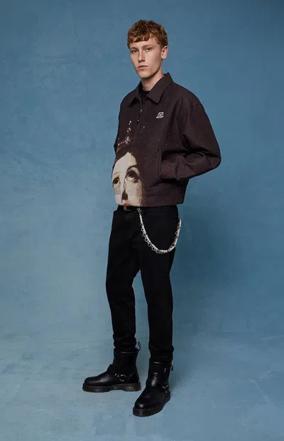 Pacsun Men's Bryce Stacked Skinny Jeans Stretch Black