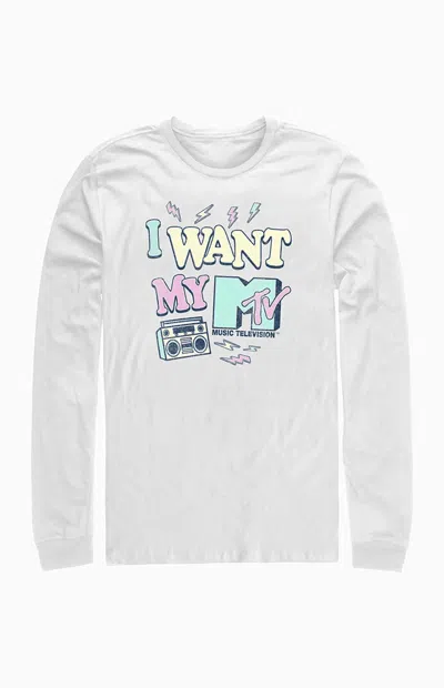 Pacsun Men's Bubble Pop Long Sleeve T-shirt In White