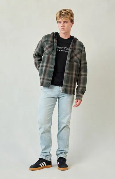 Pacsun Men's Cade Straight Jeans Stretch Light Blue In Light Indigo In Multi