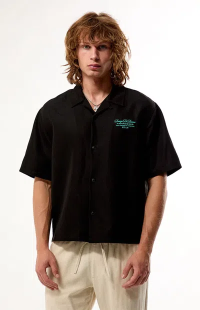 Pacsun Men's Casa Antigua Camp Shirt In Black