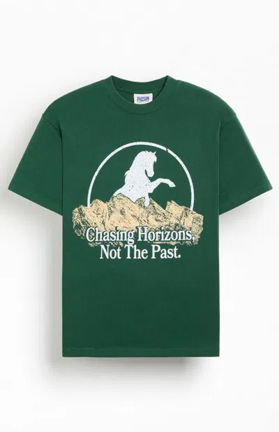 Pacsun Men's Chasing Horizons T-shirt In Green
