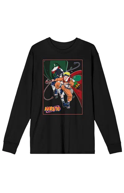 Pacsun Men's Classic Naruto Anime Long Sleeve T-shirt In Black