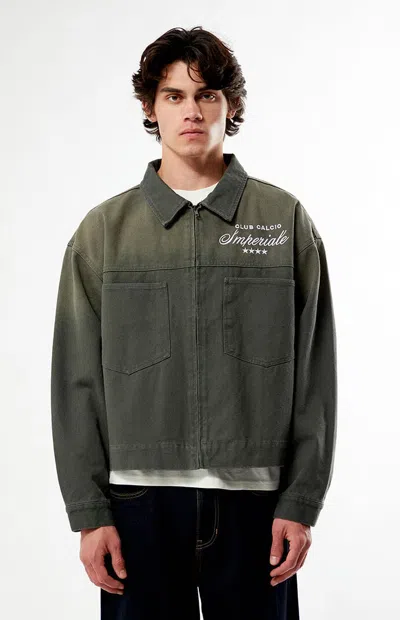 Pacsun Men's Club Calcio Gas Jacket In Gray In Multi