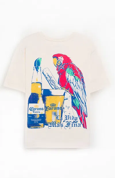 Pacsun Men's Corona Parrot T-shirt In Natural In Neutral
