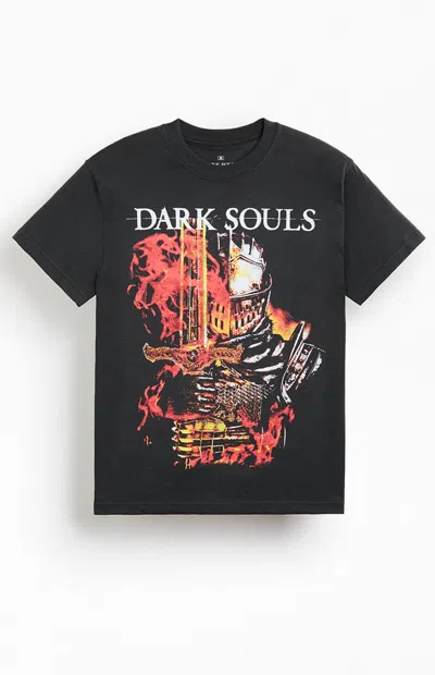 Pacsun Men's Dark Souls Prepare T-shirt In Black