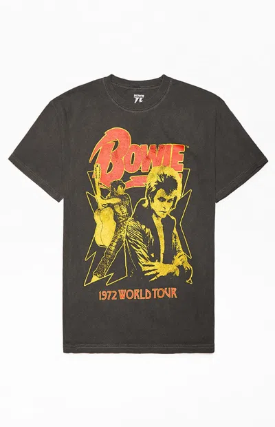 Pacsun Men's David Bowie Stars T-shirt In Black
