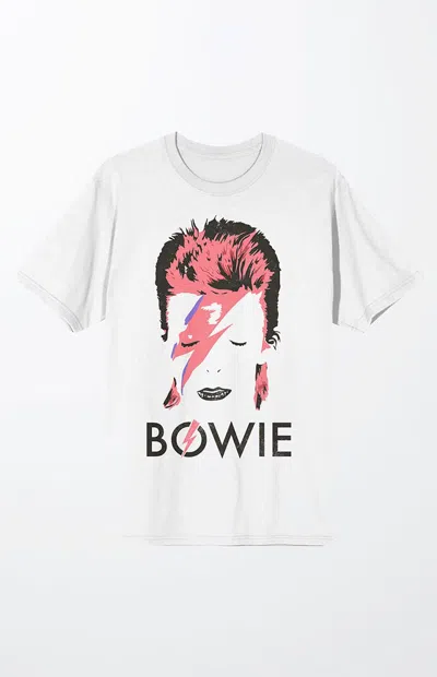 Pacsun Men's David Bowie Ziggy Stardust T-shirt In White