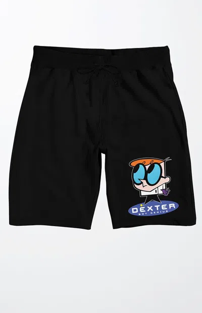 Pacsun Men's Dexter's Laboratory Logo Sweat Shorts In Black