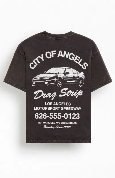 Pacsun Men's Drag Strip T-shirt In Black