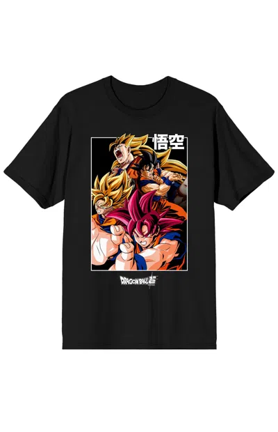 Pacsun Men's Dragon Ball Goku Super Saiyan T-shirt In Black