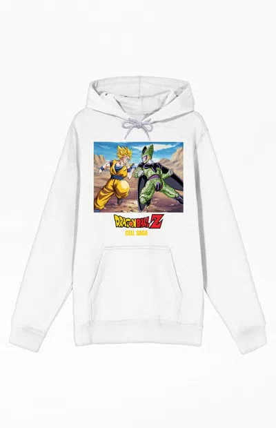Pacsun Men's Dragon Ball Z Anime Hoodie In White