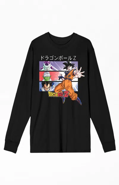 Pacsun Men's Dragon Ball Z Anime Long Sleeve T-shirt In Black