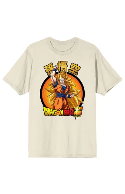 Pacsun Men's Dragon Ball Z Anime Super Goku T-shirt In Nude In Multi