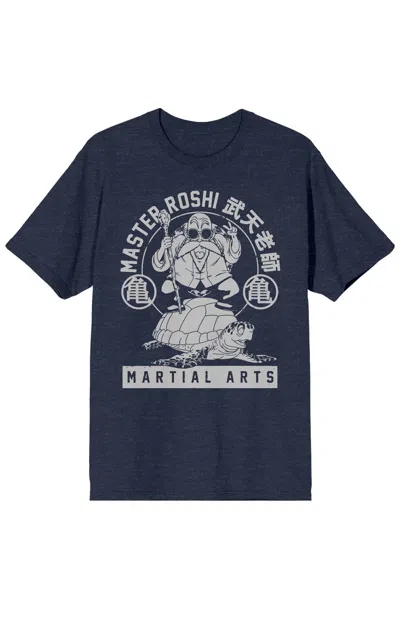 Pacsun Men's Dragon Ball Z Master Roshi T-shirt In Navy In Blue
